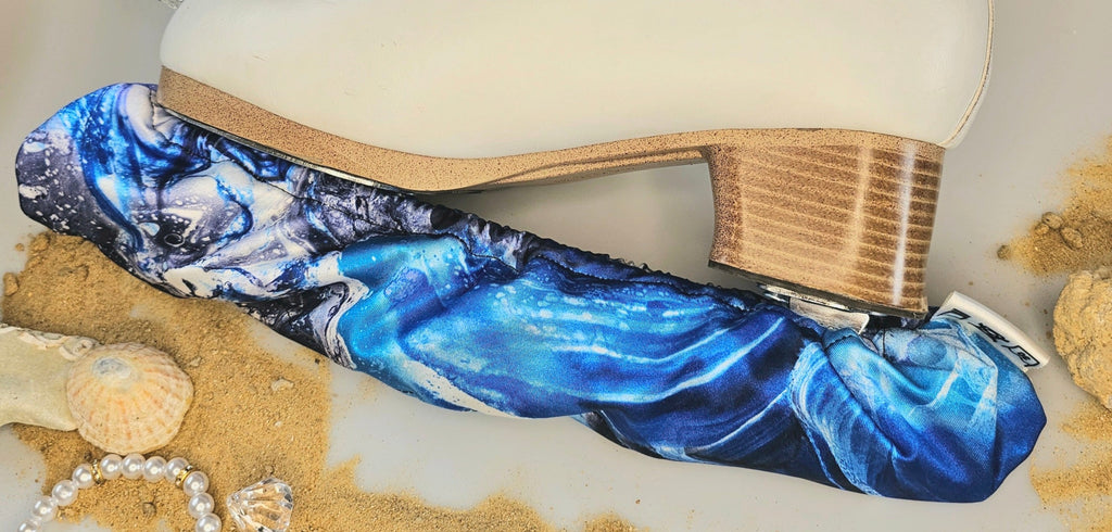 Ocean Blue Ice Skate Soakers