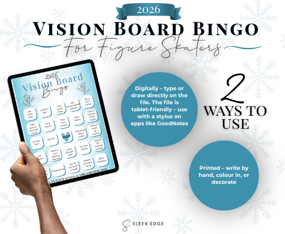 2026 Vision Board Bingo Card