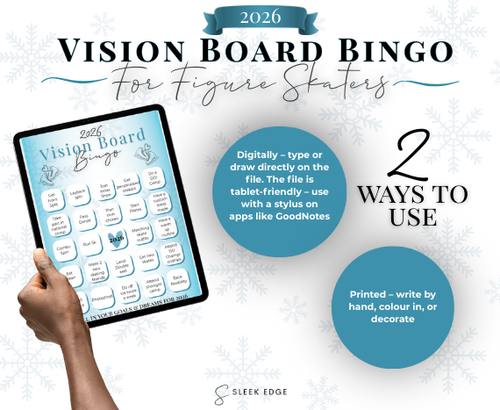 2026 Vision Board Bingo Card