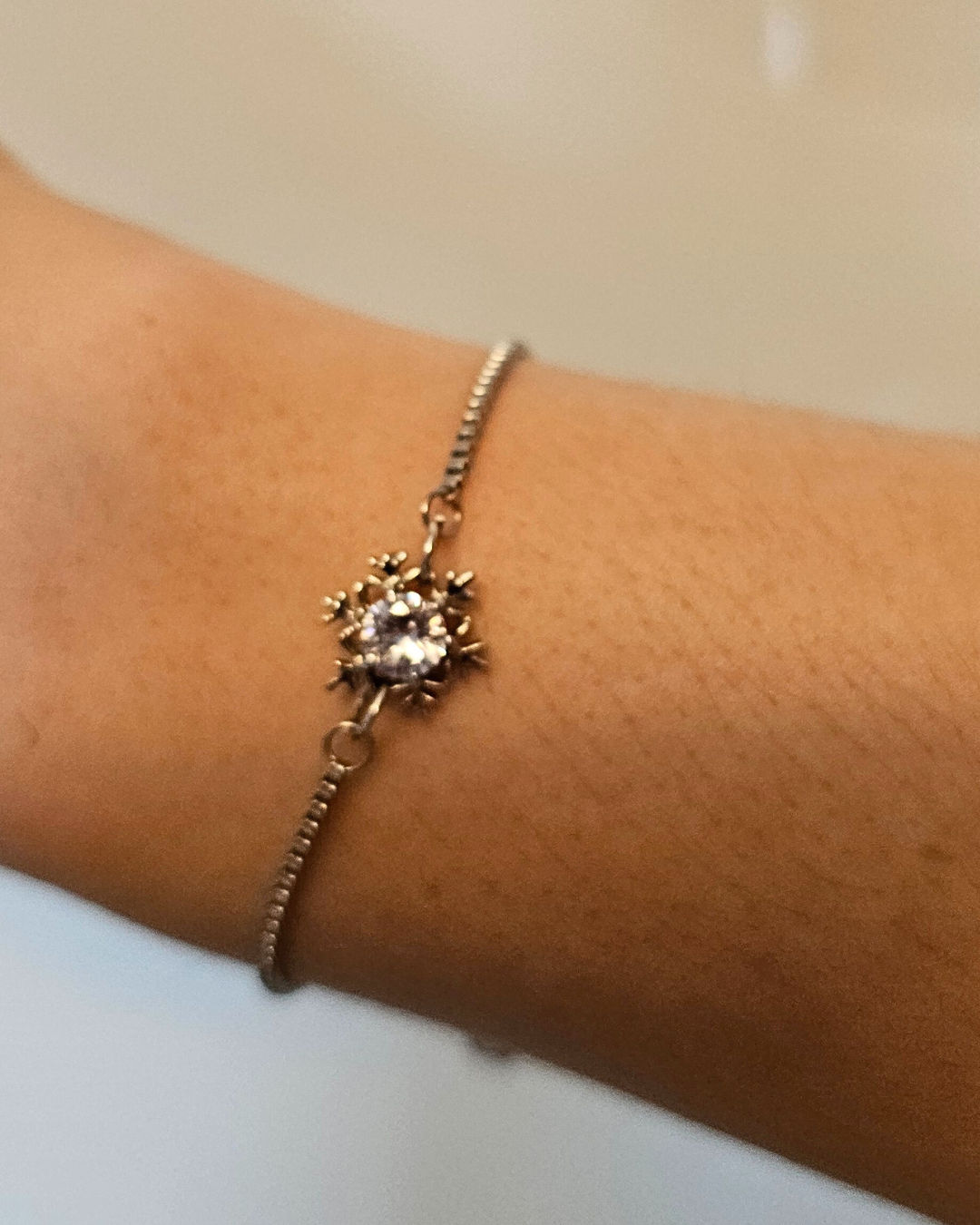 Snowflake Adjustable Bracelet
