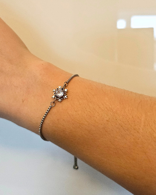 Snowflake Adjustable Bracelet