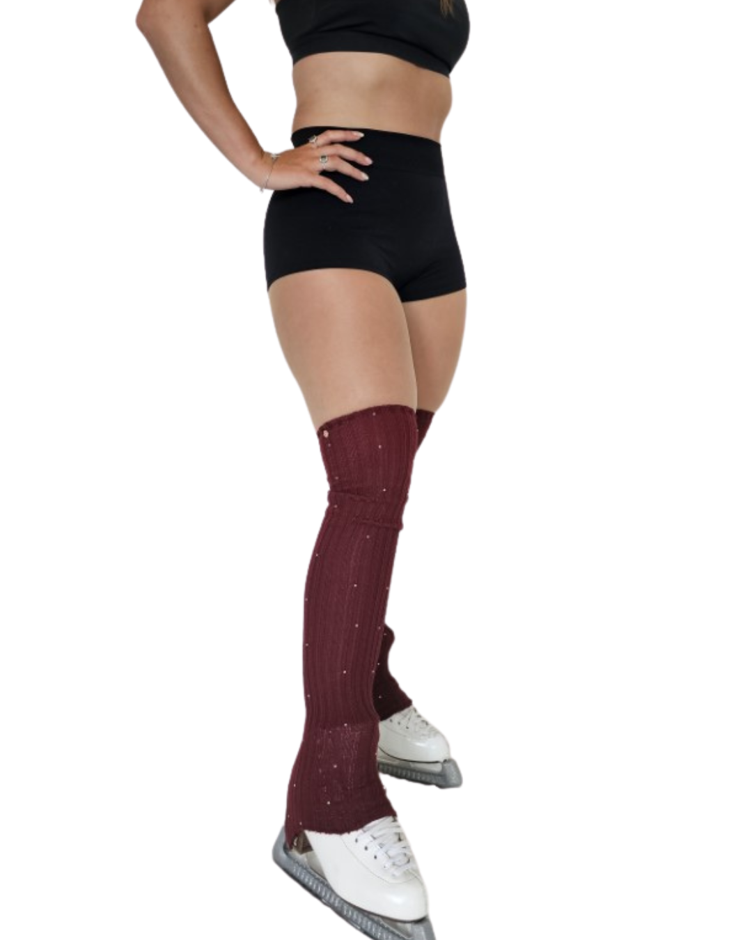 Rhinestone Long Legwarmers