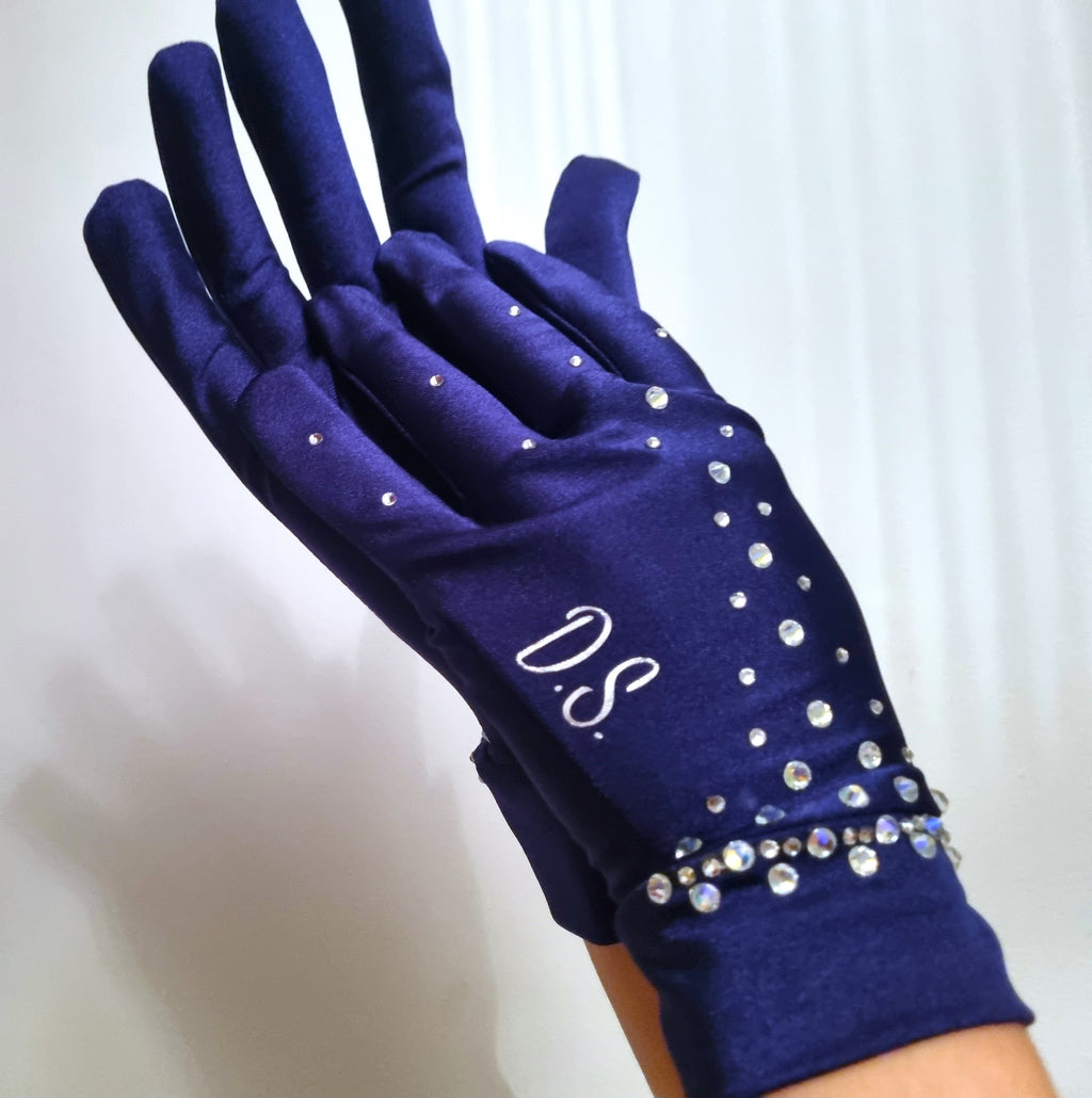 custom figure skate gloves by sleek edge