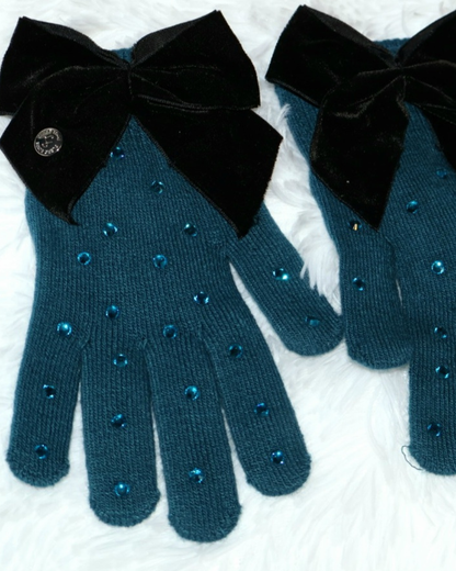 Sparkle Bow Gloves
