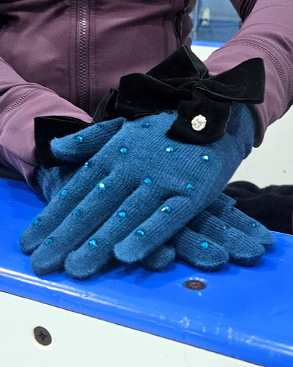 Sparkle Bow Gloves